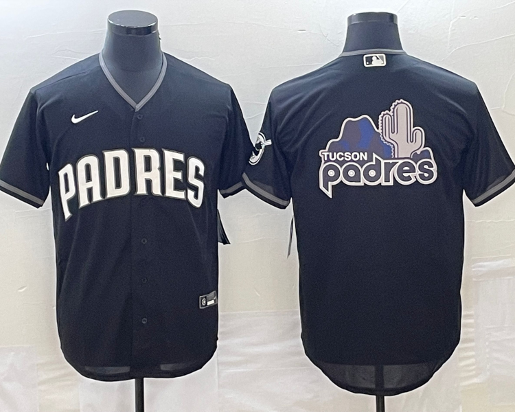 Men's San Diego Padres Black Official Team Jersey