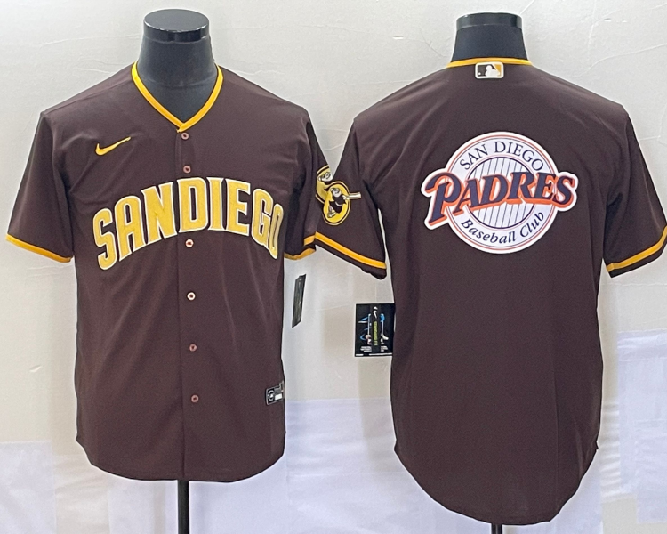Men's San Diego Padres Brown Road Jersey