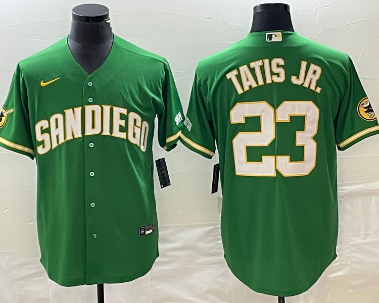 Men's San Diego Padres Fernando Tatis Jr. #23 Green Jersey