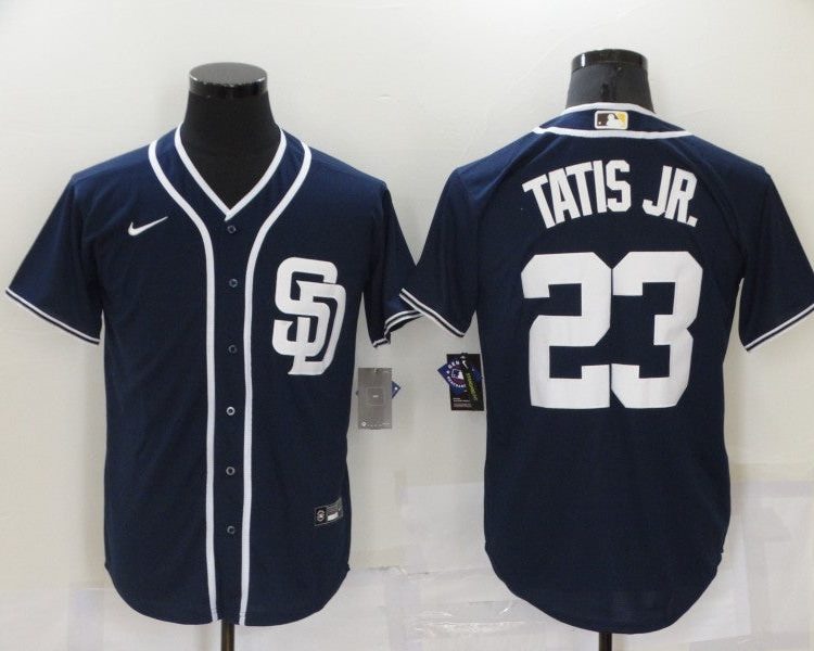 Men's San Diego Padres Fernando Tatis Jr. #23 Navy Stitched Jersey