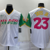 Men's San Diego Padres Fernando Tatis Jr. #23 White Stitched Jersey