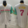 Men's San Diego Padres Ha-Seong Kim #7 White City Connect Jersey