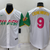 Men's San Diego Padres Jake Cronenworth #9 White Stitched Jersey