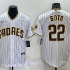 Men's San Diego Padres Juan Soto #22 White Home Jersey