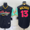 Men's San Diego Padres Manny Machado #13 Black City Connect Jersey
