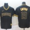 Men's San Diego Padres Tony Gwynn #19 Black Jersey