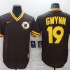 Men's San Diego Padres Tony Gwynn #19 Brown Jersey