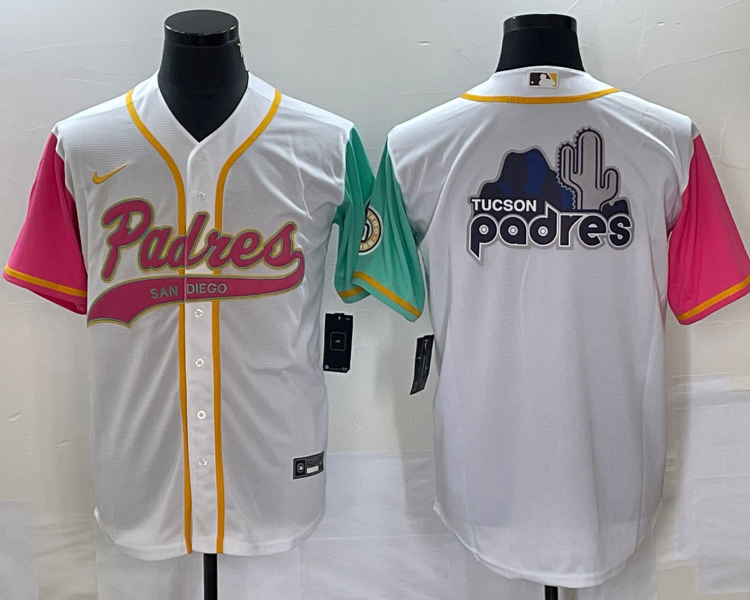 Men's San Diego Padres White City Connect Team Jersey Joint Edition