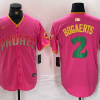 Men's San Diego Padres Xander Bogaerts #2 Pink Jersey