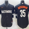 Men's Baltimore Orioles Adley Rutschman #35 Black 2023 City Connect Jersey