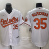 Men's Baltimore Orioles Adley Rutschman #35 White Jersey