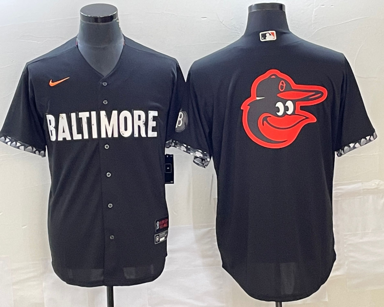Men's Baltimore Orioles Black 2023 City Connect Jersey