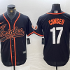 Men's Baltimore Orioles Colton Cowser #17 Black Jersey Joint Edition