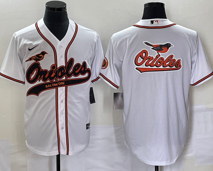 Men's Baltimore Orioles White Team Jersey Joint Edition