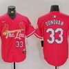 Men's St. Louis Cardinals Brendan Donovan #33 Red 2024 City Connect Limited Jersey