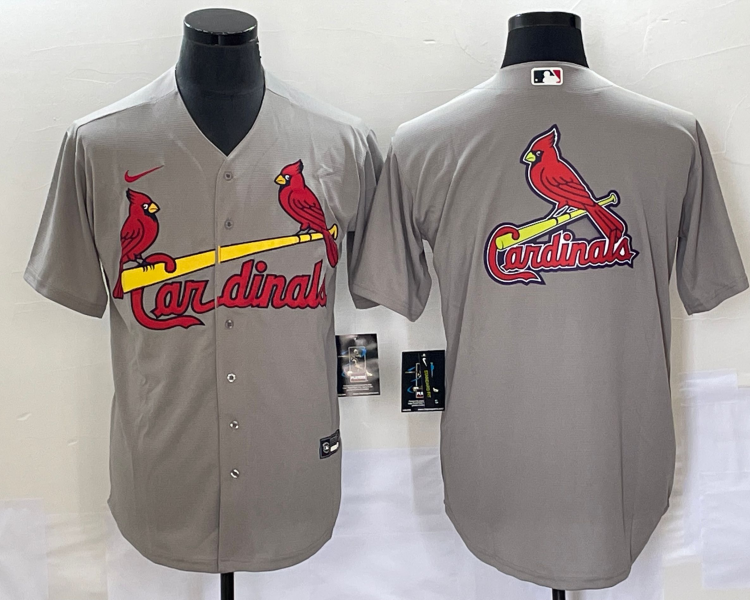 Men's St. Louis Cardinals Gray Alternate Team Jersey