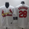 Men's St. Louis Cardinals Nolan Arenado #28 White Baseball Jersey