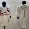 Men's St. Louis Cardinals Ozzie Smith #1 White Jersey