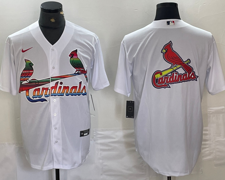 Men's St. Louis Cardinals White Alternate Team Jersey