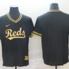 Men's Cincinnati Reds Black Blank Jersey