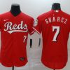 Men's Cincinnati Reds Eugenio Suarez #7 Red Baseball Jersey