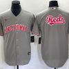 Men's Cincinnati Reds Gray Team Jersey