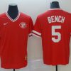 Men's Cincinnati Reds Johnny Bench #5 Red Jersey