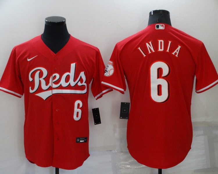 Men's Cincinnati Reds Jonathan India #6 Red Baseball Jersey