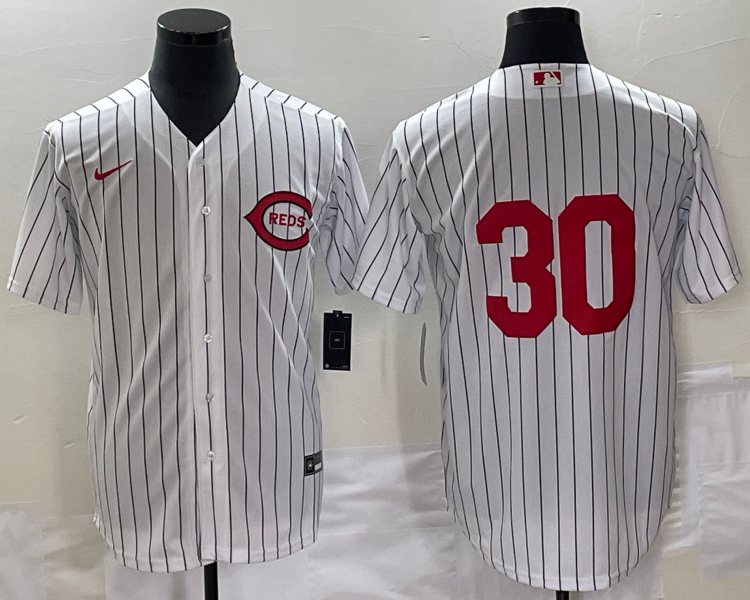 Men's Cincinnati Reds Ken Griffey Jr. #30 White 2022 MLB at Field of Dreams Authentic Jersey
