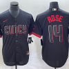Men's Cincinnati Reds Pete Rose #14 Black 2023 City Connect Jersey