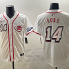 Men's Cincinnati Reds Pete Rose #14 White 2025 MLB Speedway Classic Home Jersey