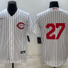 Men's Cincinnati Reds Scott Rolen #27 White 2022 MLB at Field of Dreams Authentic Jersey