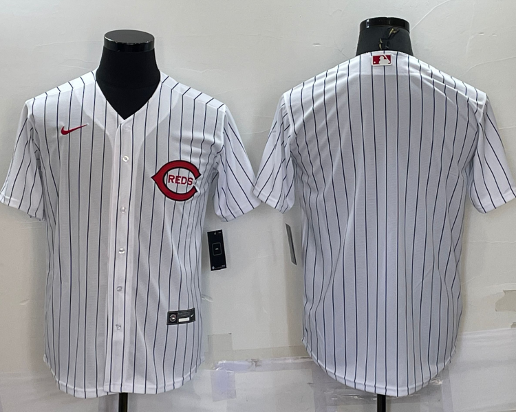 Men's Cincinnati Reds White 2022 MLB at Field of Dreams Authentic Blank Jersey