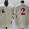 Men's Texas Rangers Marcus Semien #2 Cream 2023 City Connect Jersey