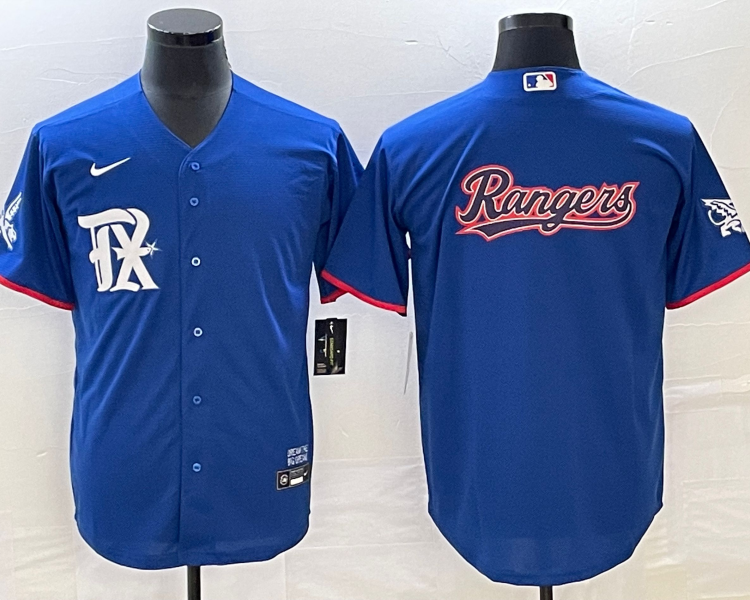 Men's Texas Rangers Royal Team Jersey
