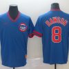 Men's Chicago Cubs Andre Dawson #8 Blue Baseball Jersey