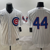 Men's Chicago Cubs Anthony Rizzo #44 White Jersey