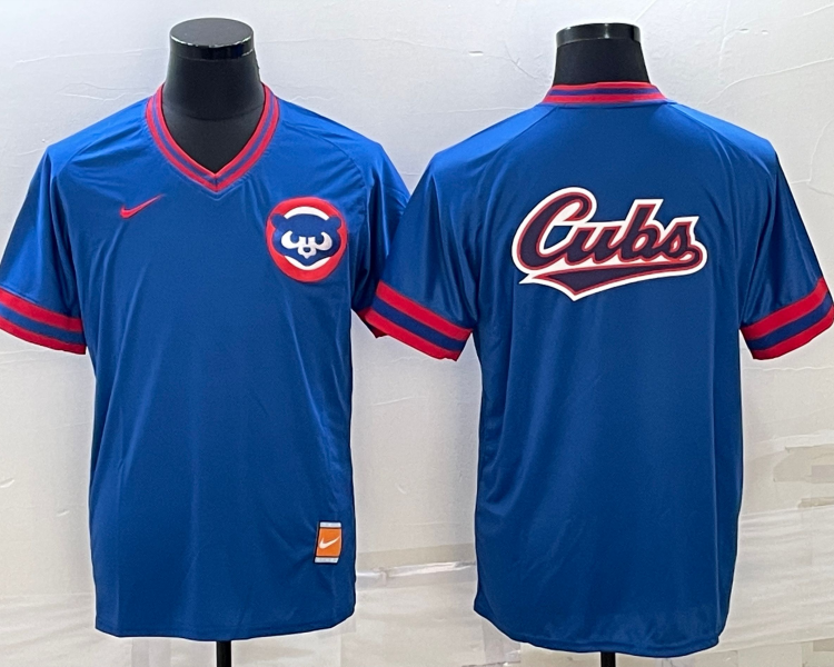 Men's Chicago Cubs Blue Alternate Team Jersey