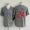 Men's Chicago Cubs Cody Bellinger #24 Gray Jersey