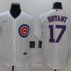 Men's Chicago Cubs Kris Bryant #17 White Baseball Jersey