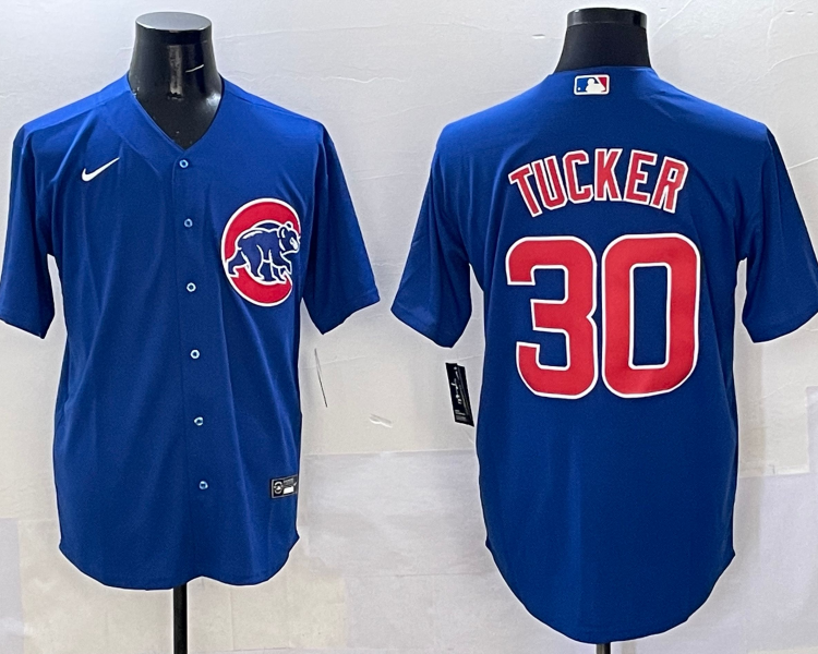 Men's Chicago Cubs Kyle Tucker #30 Royal Limited Jersey