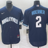 Men's Chicago Cubs Nico Hoerner #2 Navy City Connect Jersey