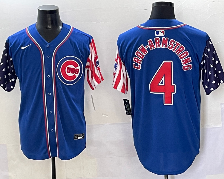 Men's Chicago Cubs Pete Crow-Armstrong #4 Royal Alternate Limited Jersey