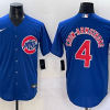 Men's Chicago Cubs Pete Crow-Armstrong #4 Royal Limited Jersey