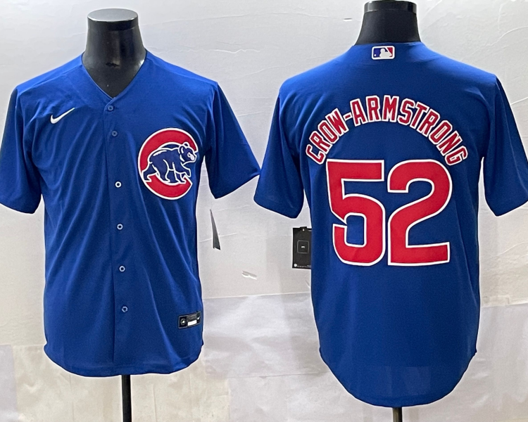 Men's Chicago Cubs Pete Crow-Armstrong #52 Royal Jersey
