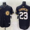 Men's Chicago Cubs Ryne Sandberg #23 Black Alternate Limited Jersey