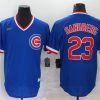 Men's Chicago Cubs Ryne Sandberg #23 Blue Alternate Jersey
