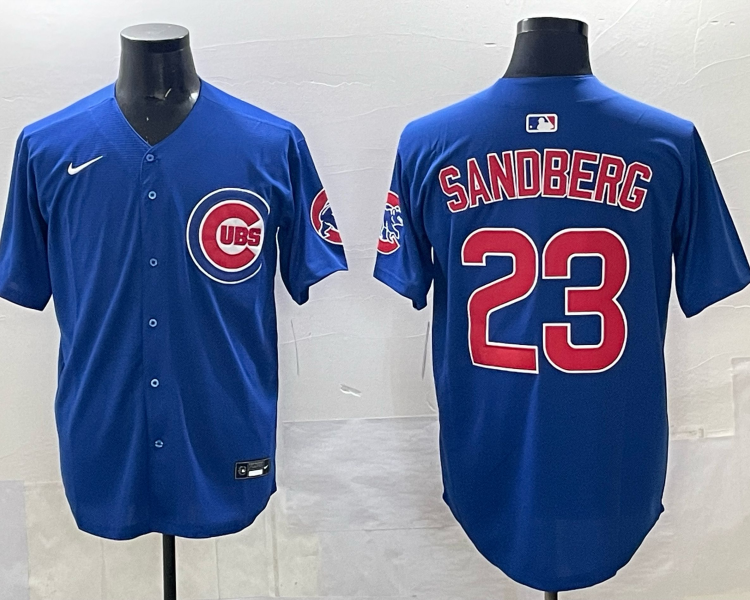Men's Chicago Cubs Ryne Sandberg #23 Royal Limited Jersey