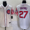 Men's Chicago Cubs Seiya Suzuki #27 White Limited Jersey