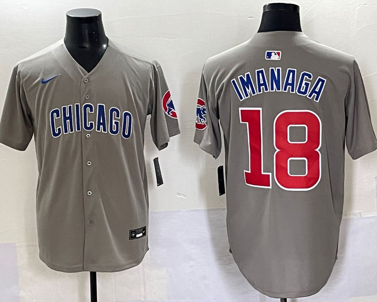 Men's Chicago Cubs Shota Imanaga #18 Gray Limited Jersey
